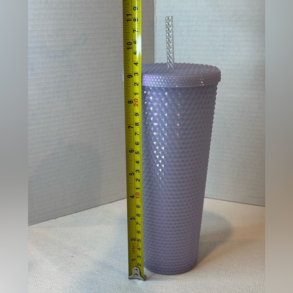 NEW Starbucks 2021 Holiday Icy Lilac Studded Cold Cup Tumbler 24 oz. - Picture 7 of 8